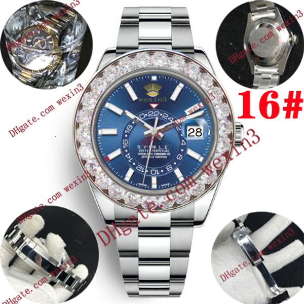 20 colors mens watch 43mm automatic movement stainless steel watches men 2813 designer men's sky diamond watches luxury wristwatches, Slivery;brown
20 colors mens watch 43mm automatic movement stainless steel watches men 2813 designer men's sky diamond watches luxury wristwatches, Slivery;brown
