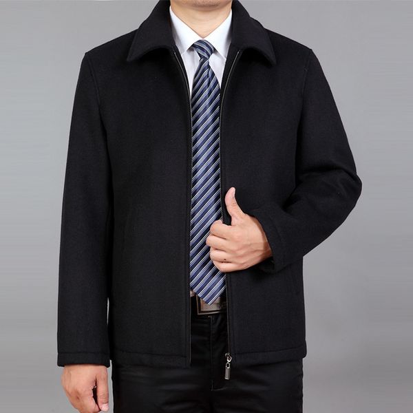 new arrival fashion autumn winter men woolen coat short lapel thick overcoat casual men's plus size m l 2xl 3xl, Black
new arrival fashion autumn winter men woolen coat short lapel thick overcoat casual men's plus size m l 2xl 3xl, Black
