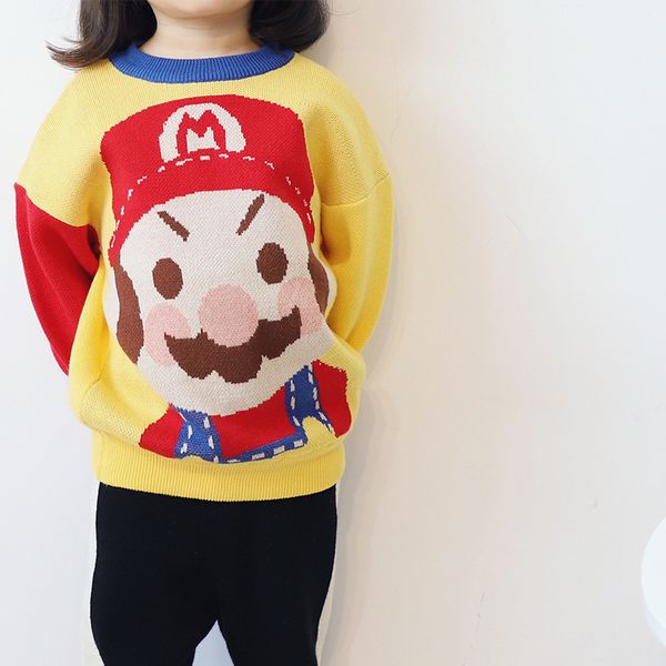 children's cartoon sweaters toddler girls o-neck mix color cartoon sweaters baby boys christmas, Blue
children's cartoon sweaters toddler girls o-neck mix color cartoon sweaters baby boys christmas, Blue