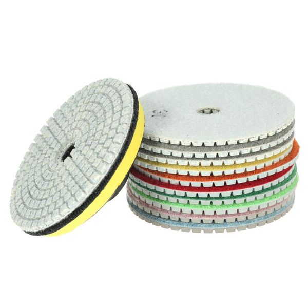 new 11pcs 4" abrasive tools diamond wet polishing pads sanding grinding disc accessories+ 1pc backing pad for marble stone
new 11pcs 4" abrasive tools diamond wet polishing pads sanding grinding disc accessories+ 1pc backing pad for marble stone