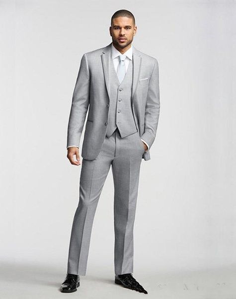 new design two buttons light grey groom tuxedos groomsmen man suits mens wedding blazer suits (jacket+pants+vest+tie) 1117, Black;gray
new design two buttons light grey groom tuxedos groomsmen man suits mens wedding blazer suits (jacket+pants+vest+tie) 1117, Black;gray