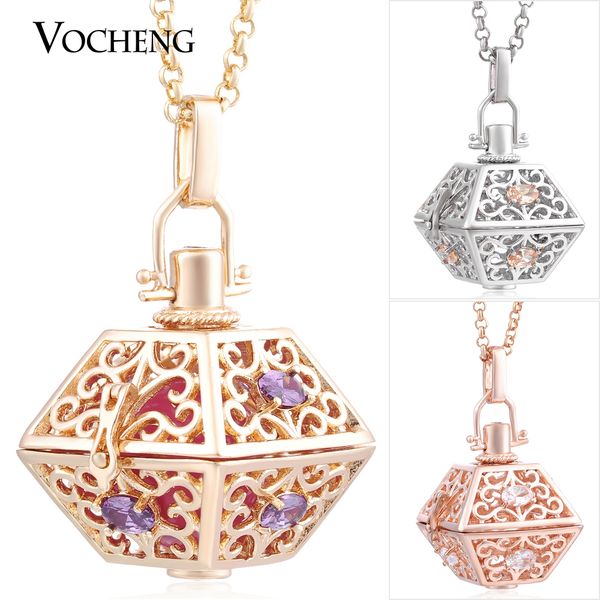 vocheng 10pcs/lot 3 colors bola ball cz stone geometric cage necklace stainless steel chain jewelry va-225*10 ing, Silver
vocheng 10pcs/lot 3 colors bola ball cz stone geometric cage necklace stainless steel chain jewelry va-225*10 ing, Silver