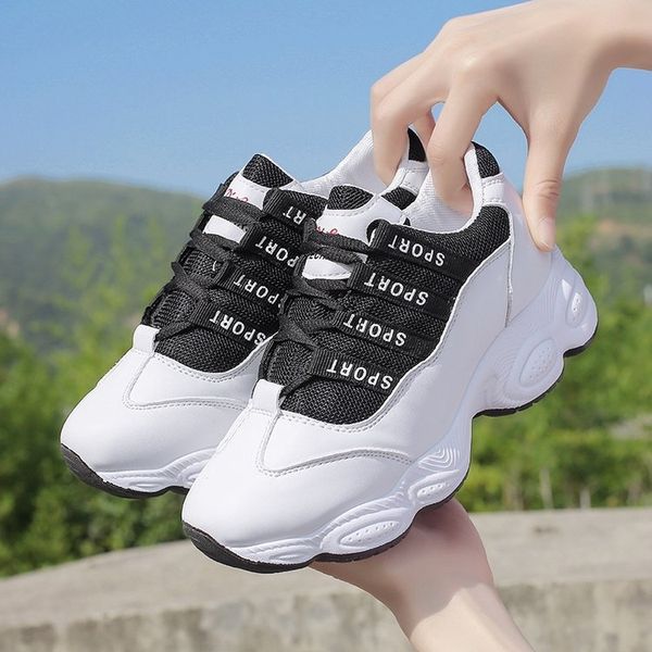 new products platform shoes elevator selling loafers low sports women's shoes thick bottomed casual, Black
new products platform shoes elevator selling loafers low sports women's shoes thick bottomed casual, Black