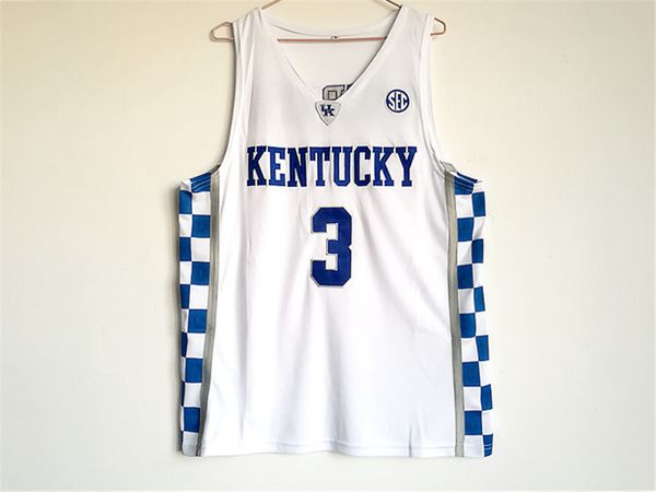 kentucky wildcats # 3 edrice adebayo джерси баскетбола колледжа трикотажных изделий - белый, Black
kentucky wildcats # 3 edrice adebayo джерси баскетбола колледжа трикотажных изделий - белый, Black