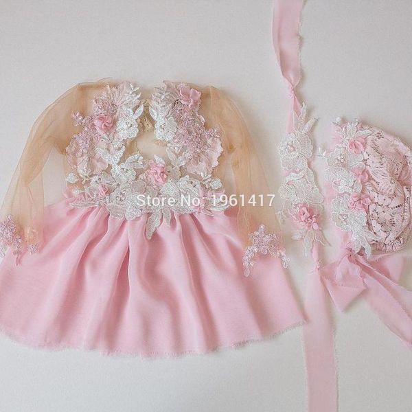 3 pieces newborn baby girl lace romper headband dress romper jumpsuit outfits clothes summer infant, Blue
3 pieces newborn baby girl lace romper headband dress romper jumpsuit outfits clothes summer infant, Blue