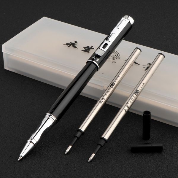 wingsung rollerball pens with 2pcs refill gift case set fine point 0.5mm black ink creative clip metal office pens for signature, Blue;orange
wingsung rollerball pens with 2pcs refill gift case set fine point 0.5mm black ink creative clip metal office pens for signature, Blue;orange