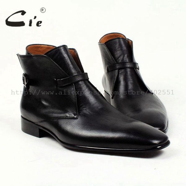 boots cie square plain toe solid pebble grain black calf leather boot 100%genuine breathable outsole bespoke men's a881
boots cie square plain toe solid pebble grain black calf leather boot 100%genuine breathable outsole bespoke men's a881