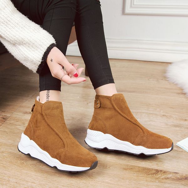 snow boots 2020 new winter women bling buckle zipper design boots plush thick bottom warm cotton boots shoes socks, Black
snow boots 2020 new winter women bling buckle zipper design boots plush thick bottom warm cotton boots shoes socks, Black