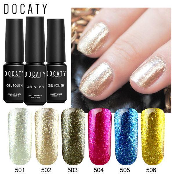 docaty decorations for nails gel varnish with sparkles platinum uv gel nail polish paint led lamp nail art 7ml, Red;pink
docaty decorations for nails gel varnish with sparkles platinum uv gel nail polish paint led lamp nail art 7ml, Red;pink