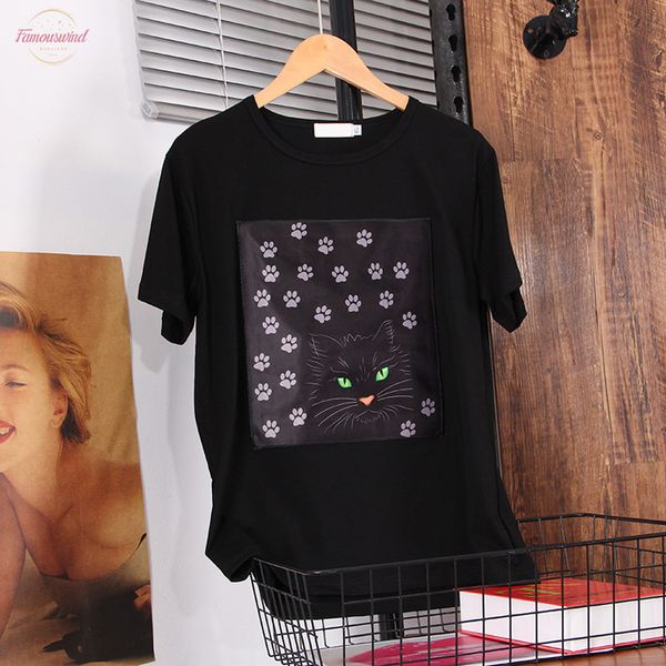 korean version of loose t shirt women 2020 new print harajuku style short sleeved tee summer large size o neck black pullover, White
korean version of loose t shirt women 2020 new print harajuku style short sleeved tee summer large size o neck black pullover, White