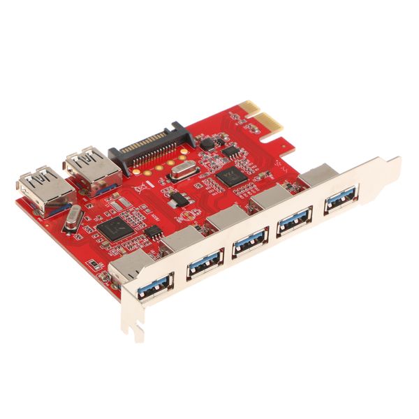 pci-e к usb3.0 7 порт pci express card connector адаптер 5gbps для рабочего стола
pci-e к usb3.0 7 порт pci express card connector адаптер 5gbps для рабочего стола