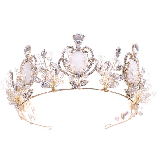 baroque handmade rhinestone bridal crown tiaras silver crystal diadem tiaras for bride headbands wedding hair accessori, Golden;white
baroque handmade rhinestone bridal crown tiaras silver crystal diadem tiaras for bride headbands wedding hair accessori, Golden;white