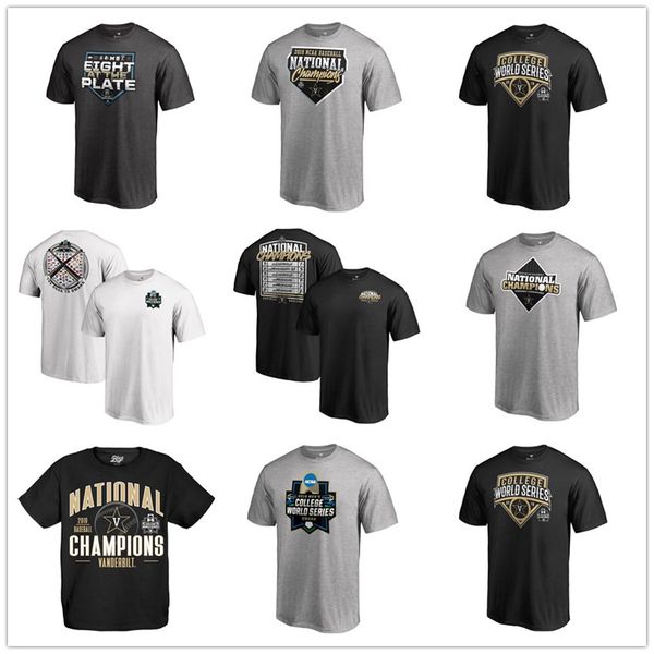 Black Vanderbilt Commodores 2019 NCAA Baseball College World Series National Champions T-Shirts mens designer Fans Tops Tee printed logos
Black Vanderbilt Commodores 2019 NCAA Baseball College World Series National Champions T-Shirts mens designer Fans Tops Tee printed logos