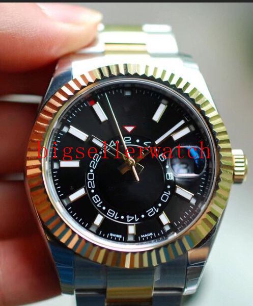luxury mens watches 3 style 42mm sky-dweller 326934 automatic stainless steel 2813 movement 18k gold small dial working watch, Slivery;brown
luxury mens watches 3 style 42mm sky-dweller 326934 automatic stainless steel 2813 movement 18k gold small dial working watch, Slivery;brown