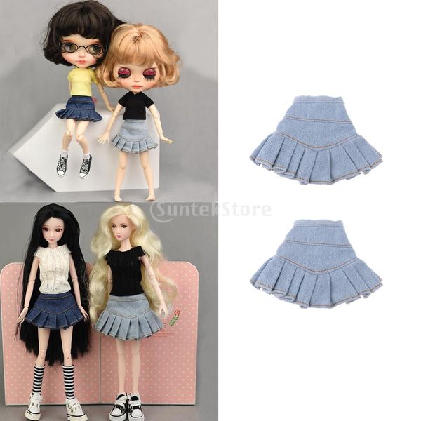 2 piece handmade mini pleated skirt suit for blythe/licca/pullip/azone dolls clothing outfits
2 piece handmade mini pleated skirt suit for blythe/licca/pullip/azone dolls clothing outfits