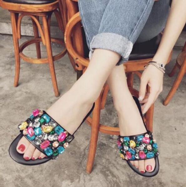 koovan women slipper 2019 new word slipper summer non-slip flats bottom rhinestone cool flat with students cool women shoes three colors, Black
koovan women slipper 2019 new word slipper summer non-slip flats bottom rhinestone cool flat with students cool women shoes three colors, Black