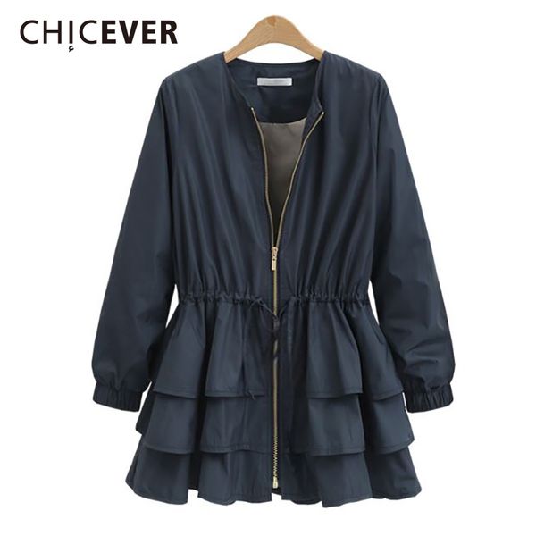 chicever 2019 spring trench coat for women windbreaker long sleeve loose big size zipper drawstring plus size basic coats new, Tan;black
chicever 2019 spring trench coat for women windbreaker long sleeve loose big size zipper drawstring plus size basic coats new, Tan;black