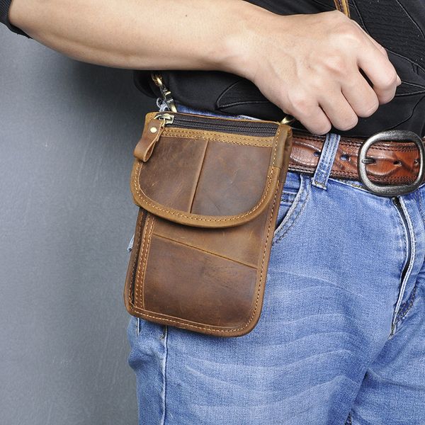 fashion real genuine leather hook small waist cross-body bag 6" summer cigarette case phone fanny waist belt bag pack 8301-d
fashion real genuine leather hook small waist cross-body bag 6" summer cigarette case phone fanny waist belt bag pack 8301-d