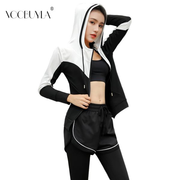 voobuyla 3 pcs set women yoga suit fitness clothing sportswear female workout sports jacket+bra+pants running yoga suit sets xxl, Black;blue
voobuyla 3 pcs set women yoga suit fitness clothing sportswear female workout sports jacket+bra+pants running yoga suit sets xxl, Black;blue