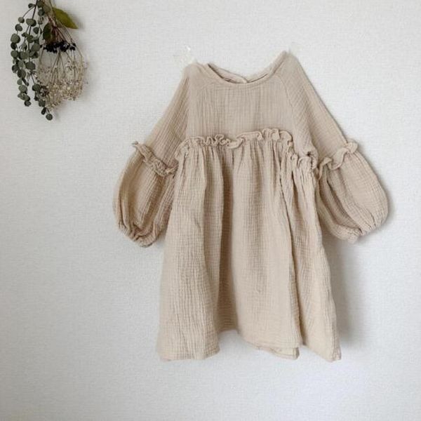 kids girl designer clothes dress spring summer puff sleeve vintage pure beige princess design dress princess girl clothing dress, Red;yellow
kids girl designer clothes dress spring summer puff sleeve vintage pure beige princess design dress princess girl clothing dress, Red;yellow