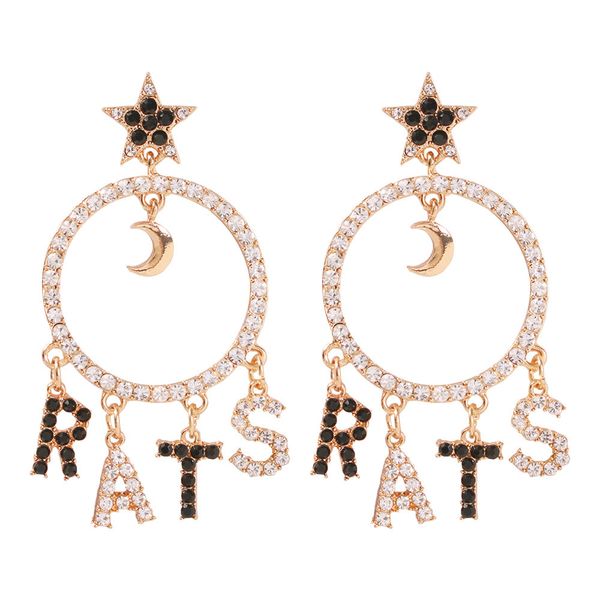 Popular trendy fashion luxury designer exaggerated colorful diamond rhinestone cute lovely moon star letter tassel stud earrings for women
Popular trendy fashion luxury designer exaggerated colorful diamond rhinestone cute lovely moon star letter tassel stud earrings for women