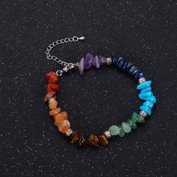 natural stone 7 chakra healing balance crystal gravel bracelet lava yoga reiki prayer stone buddha prayer bracelet for men femme, Black
natural stone 7 chakra healing balance crystal gravel bracelet lava yoga reiki prayer stone buddha prayer bracelet for men femme, Black