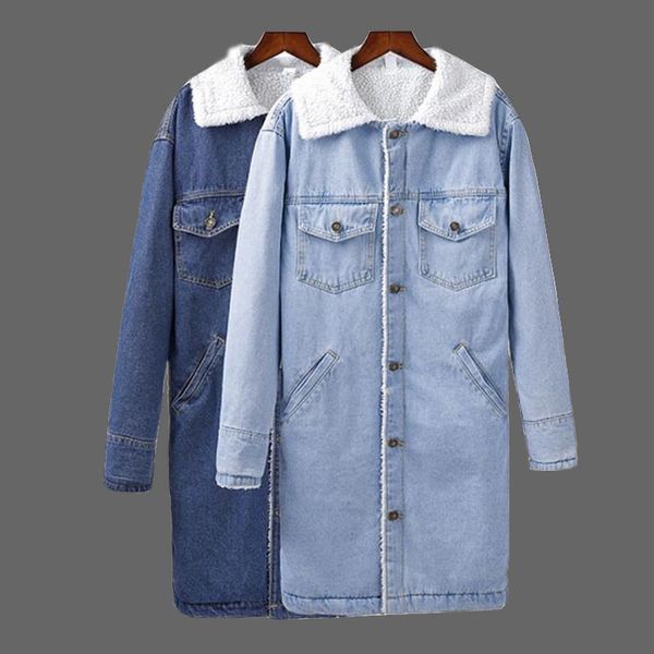 2019 spring autumn winter women's denim wool coat new fashion long woolen coat loose type female winter wool jackets female outw, Black
2019 spring autumn winter women's denim wool coat new fashion long woolen coat loose type female winter wool jackets female outw, Black
