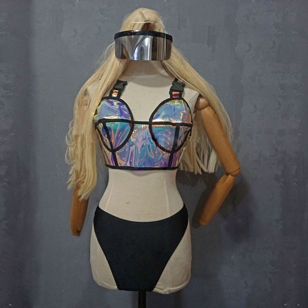holographic clothes glasses + bra + shorts 3 pieces set bar nightclub dj jazz gogo dance wear female singer stage costume, Black;red
holographic clothes glasses + bra + shorts 3 pieces set bar nightclub dj jazz gogo dance wear female singer stage costume, Black;red
