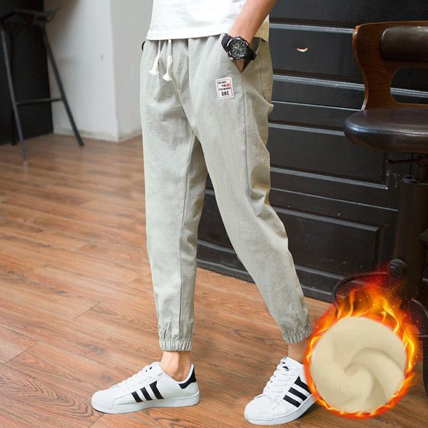 autumn winter men pants fleece thicken warm men sweatpants jogger ankle-length pant streetwear trousers outside, Black
autumn winter men pants fleece thicken warm men sweatpants jogger ankle-length pant streetwear trousers outside, Black