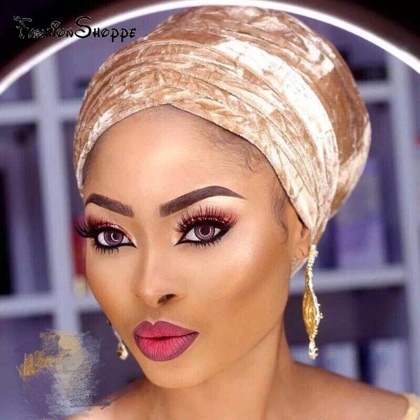 2018 new luxury laser velvet turban hijab extra long tube head wrap headscarf nigerian turban women turbante hair accessories, Red
2018 new luxury laser velvet turban hijab extra long tube head wrap headscarf nigerian turban women turbante hair accessories, Red