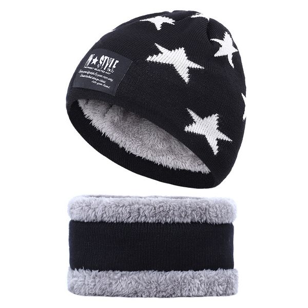r2pcs/set winter beanie hat scarf set thick plush velvet lined warm knit hat outdoor running cycling ski sports cap, Black
r2pcs/set winter beanie hat scarf set thick plush velvet lined warm knit hat outdoor running cycling ski sports cap, Black