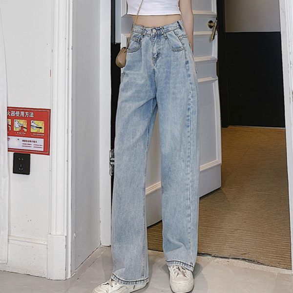 women's jeans summer thin high waist wide leg flared straight loose extra long for women tall xs s l xl, Blue
women's jeans summer thin high waist wide leg flared straight loose extra long for women tall xs s l xl, Blue
