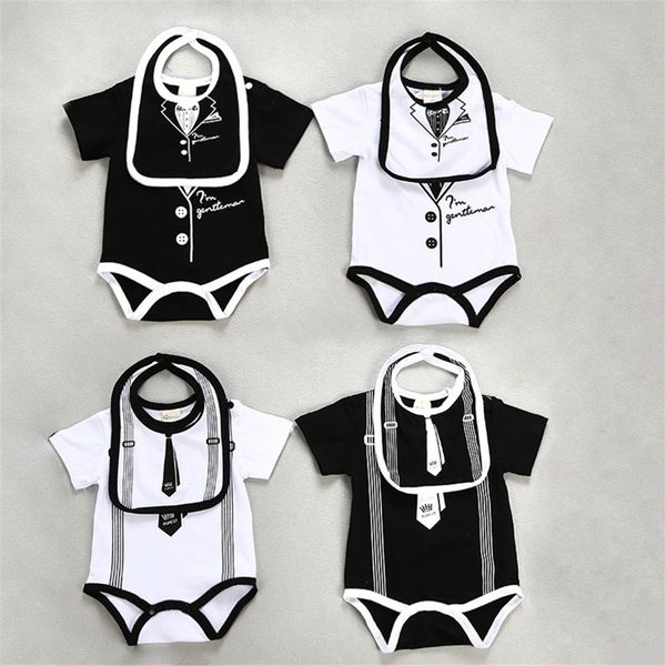 summer baby romper cotton short sleeved clothes newborn infant gentleman cartoon triangle jumpsuit +bibs 4 types, Blue
summer baby romper cotton short sleeved clothes newborn infant gentleman cartoon triangle jumpsuit +bibs 4 types, Blue