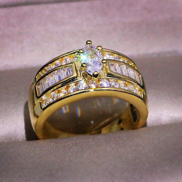 rongxing female luxury crystal marquise white zircon engagement rings for women yellow gold filled cz stone ring wedding jewelry, Slivery;golden
rongxing female luxury crystal marquise white zircon engagement rings for women yellow gold filled cz stone ring wedding jewelry, Slivery;golden