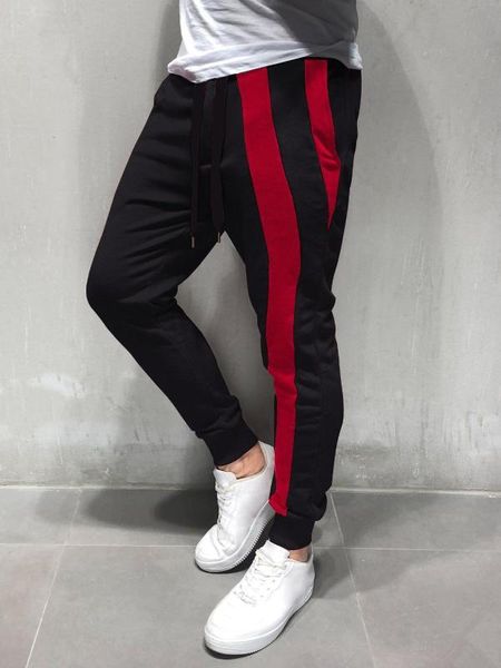 2019 мужчина повседневной sweatpants фитнес side stripe мужской спортивных бегуны брюки хлопок новых мужская спортзалы брюки брюки hombre, Black
2019 мужчина повседневной sweatpants фитнес side stripe мужской спортивных бегуны брюки хлопок новых мужская спортзалы брюки брюки hombre, Black
