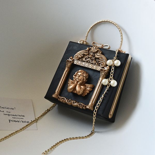 fashion lady messenger bags women handbags vintage pearl famous baby angle metal statue box shoulder bag
fashion lady messenger bags women handbags vintage pearl famous baby angle metal statue box shoulder bag