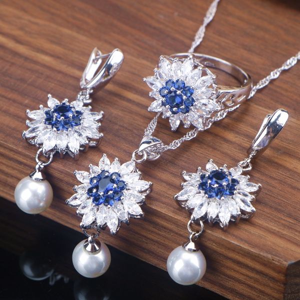 pearl zirconia jewelry sets silver 925 ring pendant necklace earrings for women 3 colors designer jewelry set gift box
pearl zirconia jewelry sets silver 925 ring pendant necklace earrings for women 3 colors designer jewelry set gift box