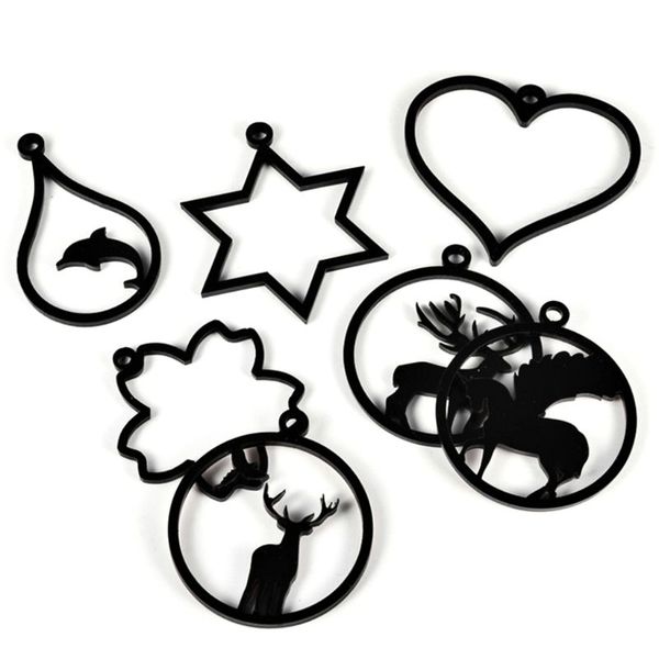 9pcs diy handmade frame crafts epoxy resin acrylic making jewelry home decoration ornaments tools heart deer snowflake, Blue;slivery
9pcs diy handmade frame crafts epoxy resin acrylic making jewelry home decoration ornaments tools heart deer snowflake, Blue;slivery