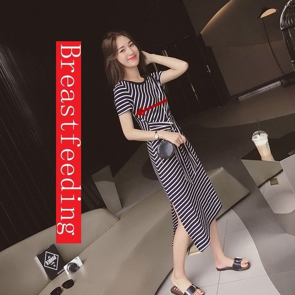summer maternity nursing dresses clothes for pregnant women short sleeve breastfeeding loose pregnancy dress, White
summer maternity nursing dresses clothes for pregnant women short sleeve breastfeeding loose pregnancy dress, White