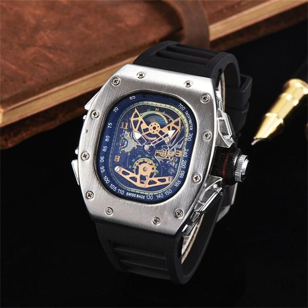 2018 hot sale automatic skeleton quartz watch Hollowed dial Silica Gel Strap luxury designer fashion men Quartz watches Free Shipping
2018 hot sale automatic skeleton quartz watch Hollowed dial Silica Gel Strap luxury designer fashion men Quartz watches Free Shipping