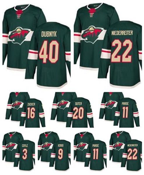 Men's Minnesota Wild Green Home Stitched 22 NIEDERREITER 40 DUBNYK 3 COYLE 9 KOIVU 11 PARISE 64 GRANLUND 16 ZUCKER 20 SUTER Hockey Jerseys
Men's Minnesota Wild Green Home Stitched 22 NIEDERREITER 40 DUBNYK 3 COYLE 9 KOIVU 11 PARISE 64 GRANLUND 16 ZUCKER 20 SUTER Hockey Jerseys