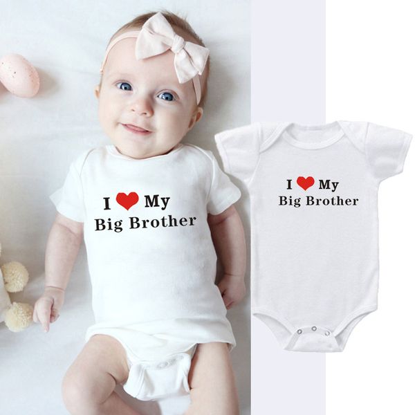 100% cotton i love my big brother baby rompers baby boy girl clothes cotton infant baby suits newborn clothes 0-24m, White
100% cotton i love my big brother baby rompers baby boy girl clothes cotton infant baby suits newborn clothes 0-24m, White