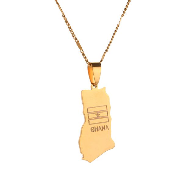 stainless steel ghana map pendant necklaces ghanaian map charm women men jewelry, Silver
stainless steel ghana map pendant necklaces ghanaian map charm women men jewelry, Silver