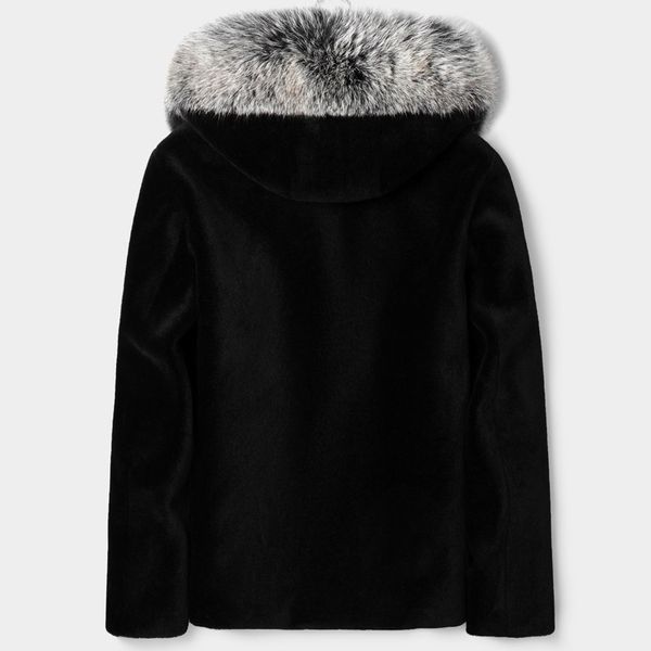 winter coat sheep shearling jacket men real fur collar warm outwear mens 200% wool coats chaqueta lsy099046 my2708, Black
winter coat sheep shearling jacket men real fur collar warm outwear mens 200% wool coats chaqueta lsy099046 my2708, Black