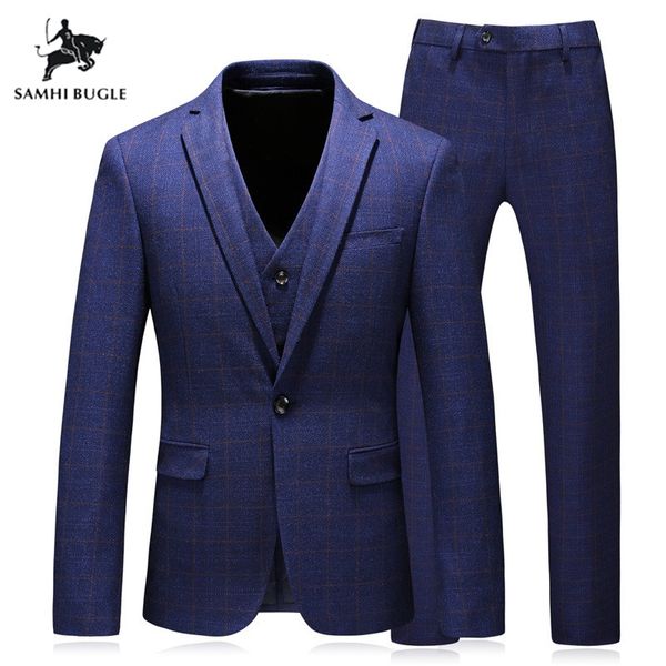 luxury brands suits men 2019 navy blue suit wedding suits for men 3-piece set fashion brooch detachable mens with pants, White;black
luxury brands suits men 2019 navy blue suit wedding suits for men 3-piece set fashion brooch detachable mens with pants, White;black