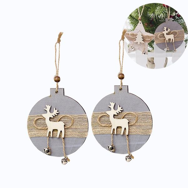2pcs/pack christmas bell wooden hanging card christmas tree innovative wooden hanging card decoration
2pcs/pack christmas bell wooden hanging card christmas tree innovative wooden hanging card decoration