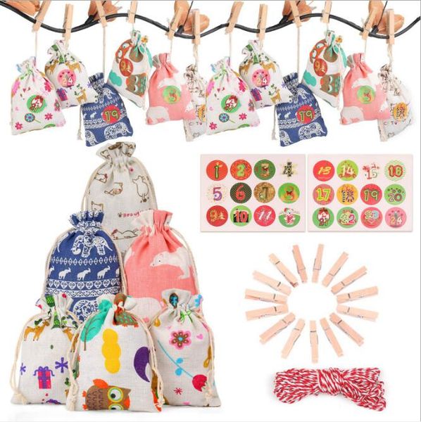 24pcs christmas candy bags linen jute drawstring gift bags sacks party favors packaging bag wedding decor jewelry storage
24pcs christmas candy bags linen jute drawstring gift bags sacks party favors packaging bag wedding decor jewelry storage