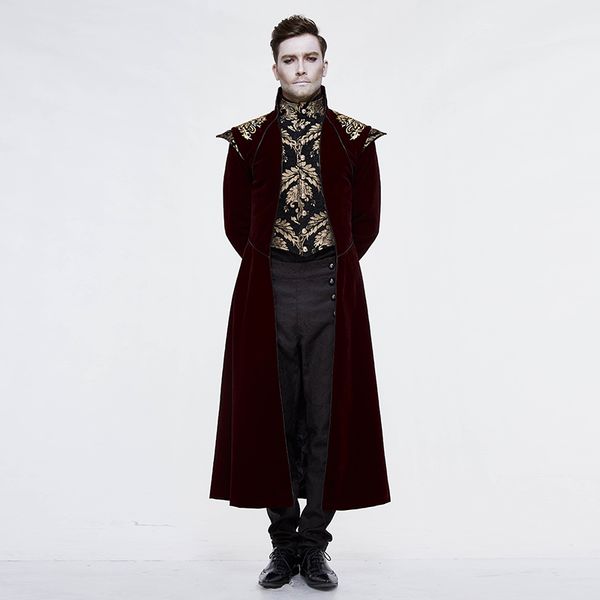 devil fashion men gothic vintage winter long jacket men steampunk retro party patchwork long coat fashion stage perform costume, Black
devil fashion men gothic vintage winter long jacket men steampunk retro party patchwork long coat fashion stage perform costume, Black