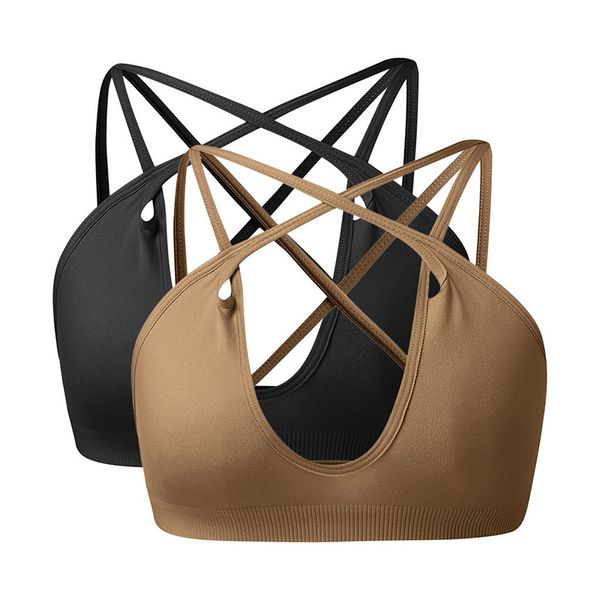 11 wear styles cross beauty back underwear sports bras mash up one piece solid bra intimate high elastic versatility bras, White;black
11 wear styles cross beauty back underwear sports bras mash up one piece solid bra intimate high elastic versatility bras, White;black