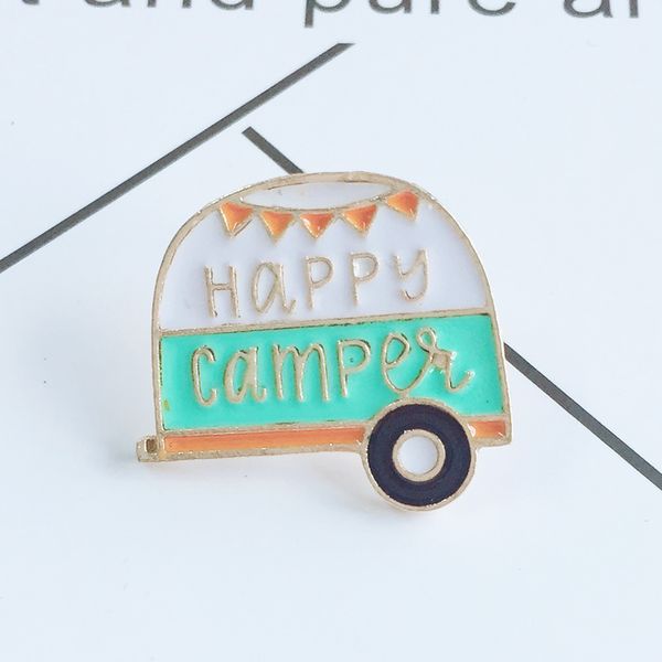 car blue green happy camper white cute personality creative brooch cartoon special tide new lapel denim badge, Gray
car blue green happy camper white cute personality creative brooch cartoon special tide new lapel denim badge, Gray